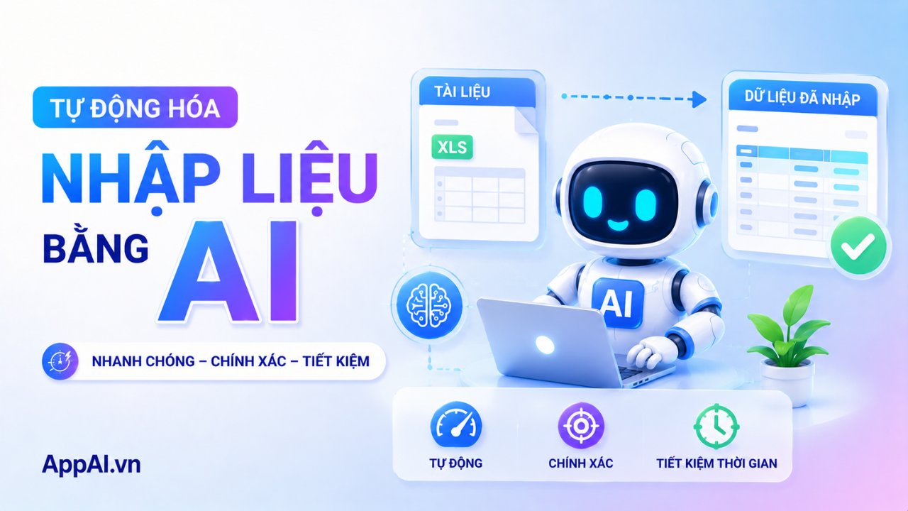 Tự động hóa nhập liệu bằng AI: Giảm 80% thao tác thủ công