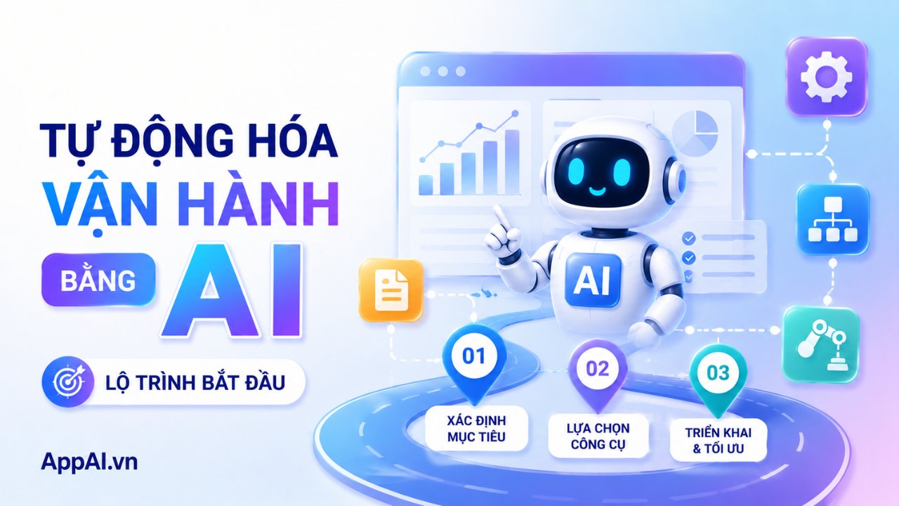 Tự động hóa vận hành bằng AI: Lộ trình bắt đầu cho doanh nghiệp